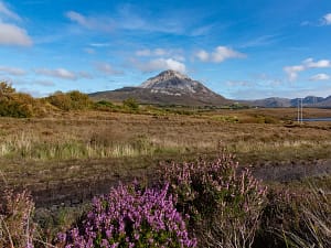 Image of Errigal in County Donegal by Clive Wasson Photography. Landscape photographer in Donegal and the North West of Ireland